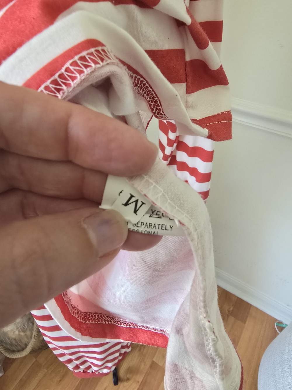 Kids Red and White Stripe Pajama Set - Classic Comfort - Picture 9 of 10